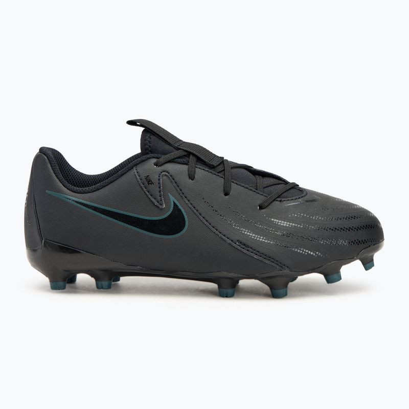 Nike Phantom GX II Academy FG/MG Junior футболни обувки black/deep jungle/black 2