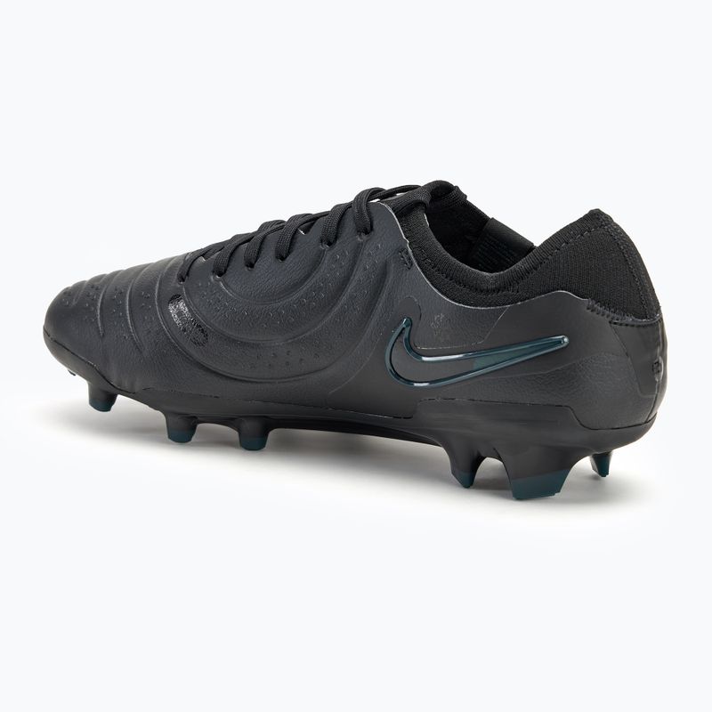 Nike Tiempo Legend 10 Pro FG футболни обувки черно/дълбока джунгла/черно 3