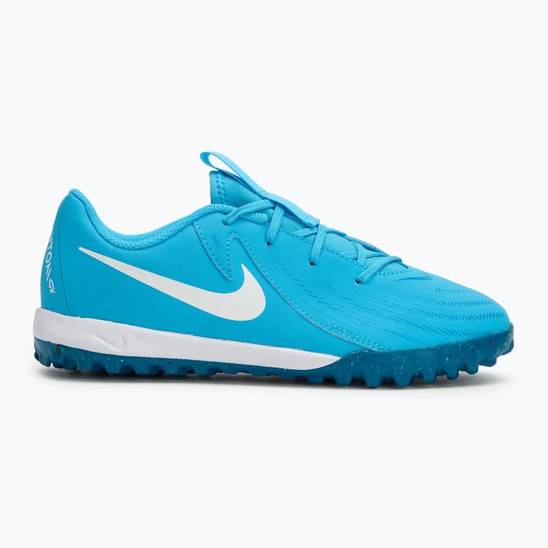 Детски футболни обувки Nike Phantom GX II Academy TF blue fury/white 2