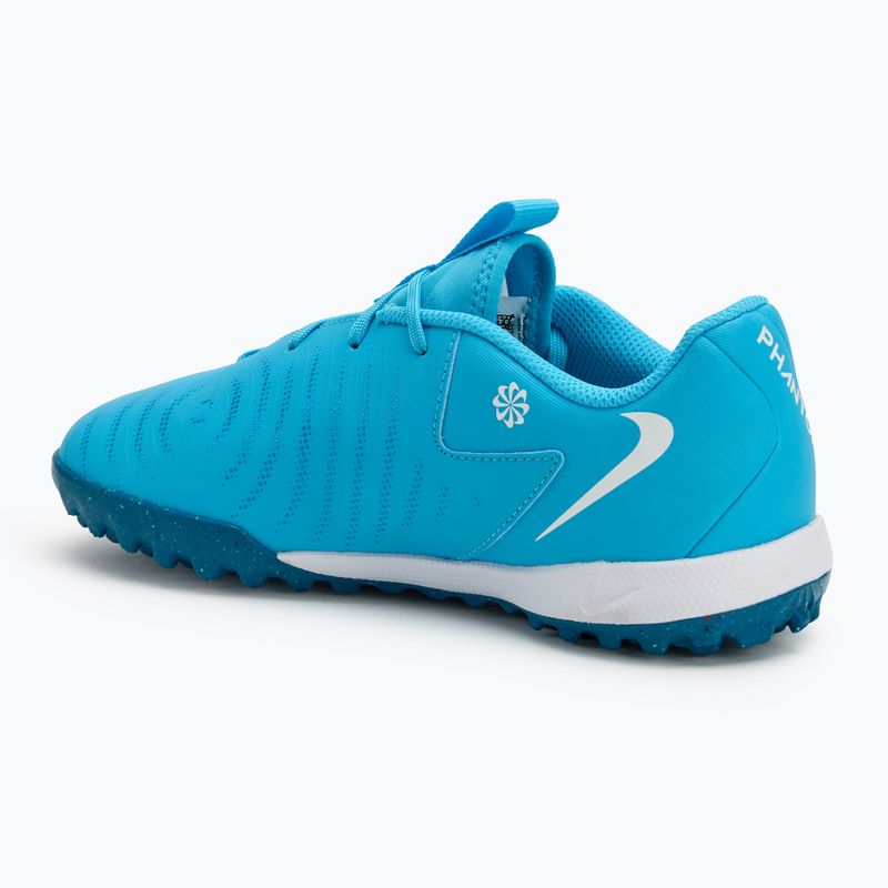 Детски футболни обувки Nike Phantom GX II Academy TF blue fury/white 3