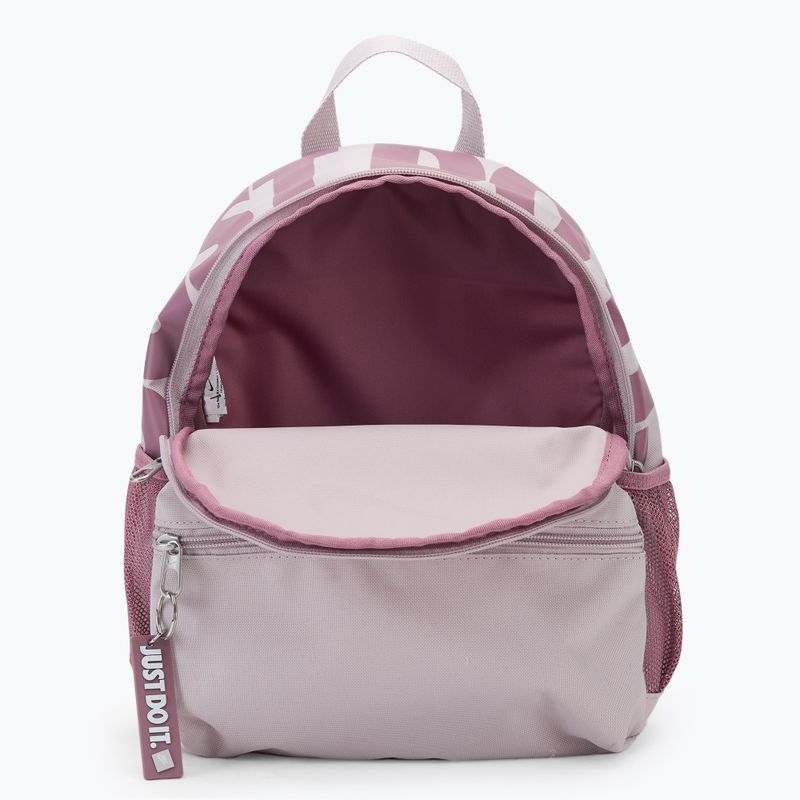 Детска градска раница Nike Brasilia Just Do It Mini 11 l platinum violet/plum dust/white 6