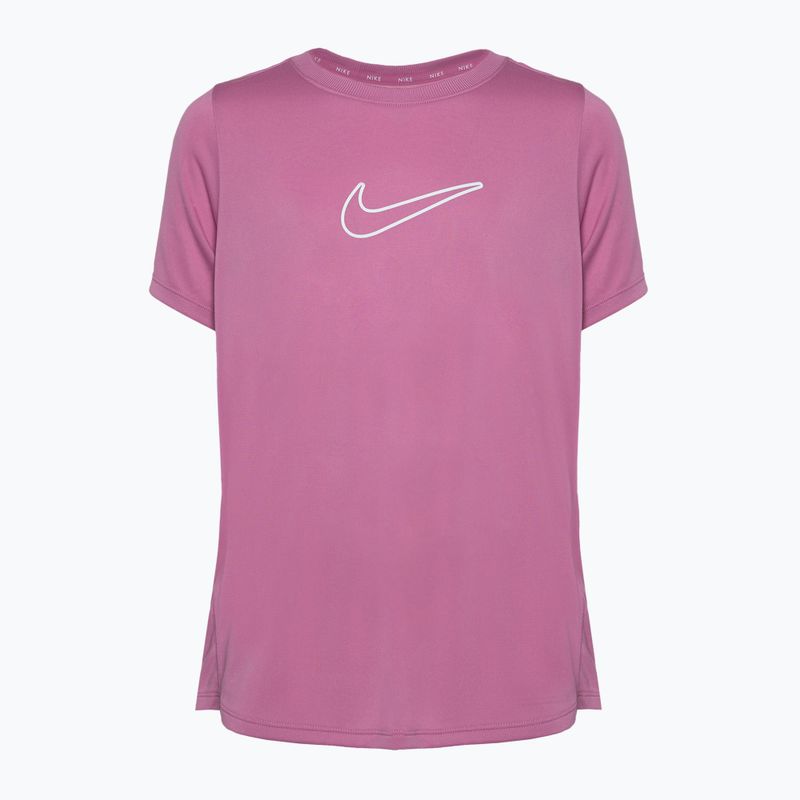 Детска тениска Nike One Dri-Fit magic flamingo/white