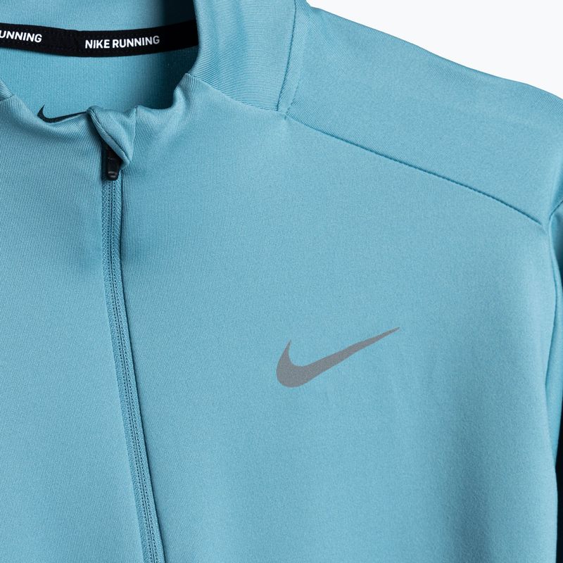 Мъжка блуза с дълъг ръкав за бягане Nike Dri-FIT Element 1/2-Zip denim turquoise 9