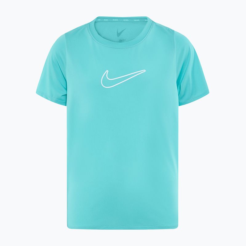 Детска тениска Nike One Dri-Fit green frost/white