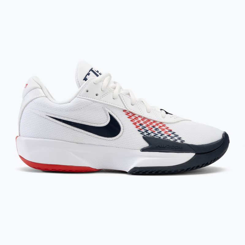 Мъжки баскетболни обувки Nike G.T. Cut Academy white/sport red/obsidian 2