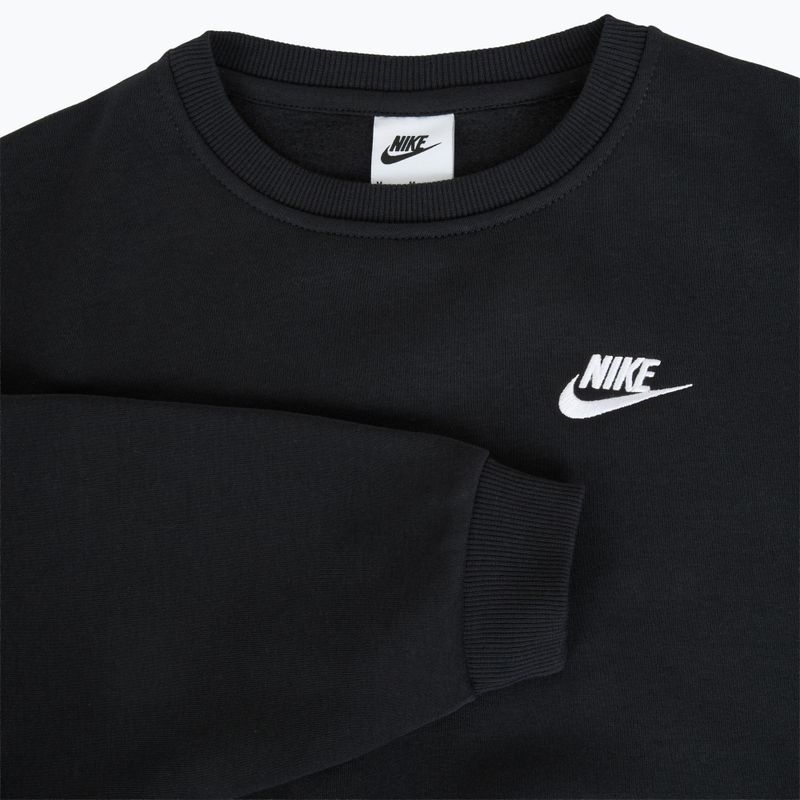 Детски суитшърт Nike Sportswear Club Fleece black/white 7