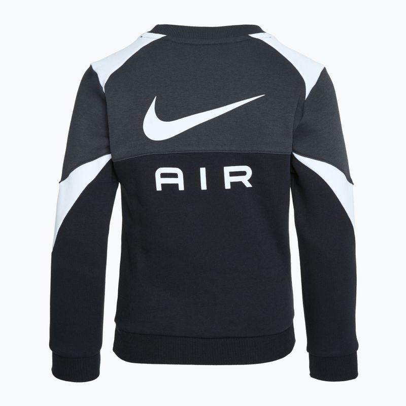 Детски суитшърт Nike Air Crew black / anthracite / white / white 2