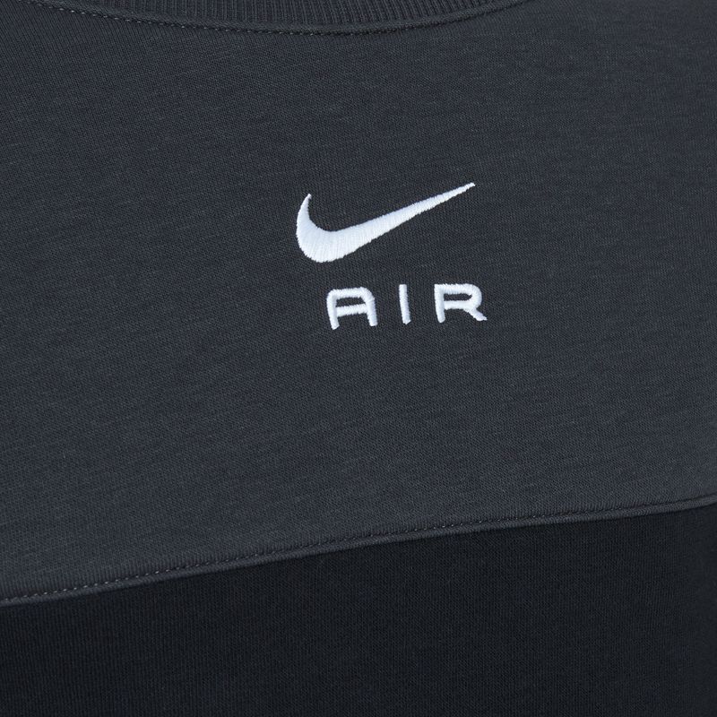 Детски суитшърт Nike Air Crew black / anthracite / white / white 3