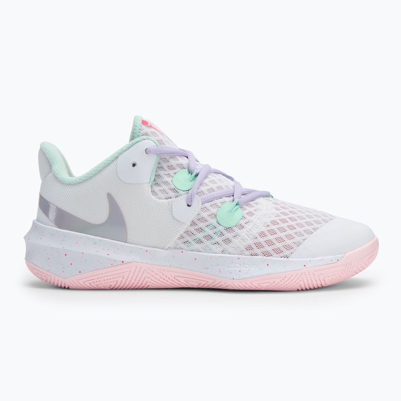 Обувки за волейбол Nike Zoom Hyperspeed Court SE бяло/ментова пяна/сиво/виолетов мъгла/розова пяна 2