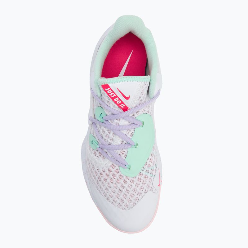 Обувки за волейбол Nike Zoom Hyperspeed Court SE бяло/ментова пяна/сиво/виолетов мъгла/розова пяна 5