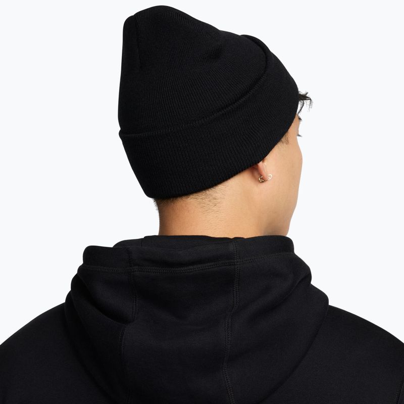 Зимна шапка Nike Peak Swoosh Beanie black/white 2