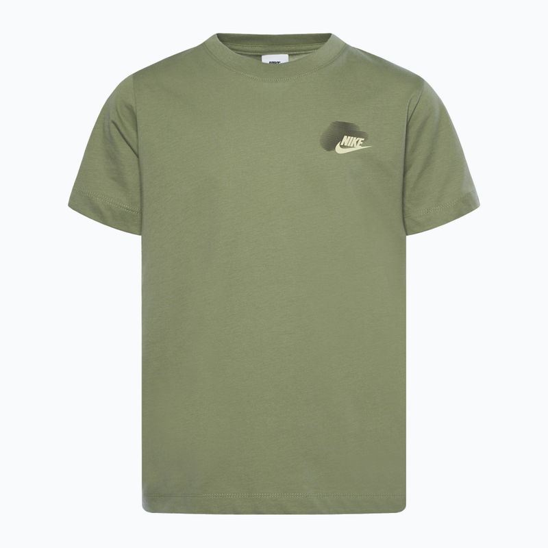 Детска тениска Nike Sportswear Standard Issue oil green