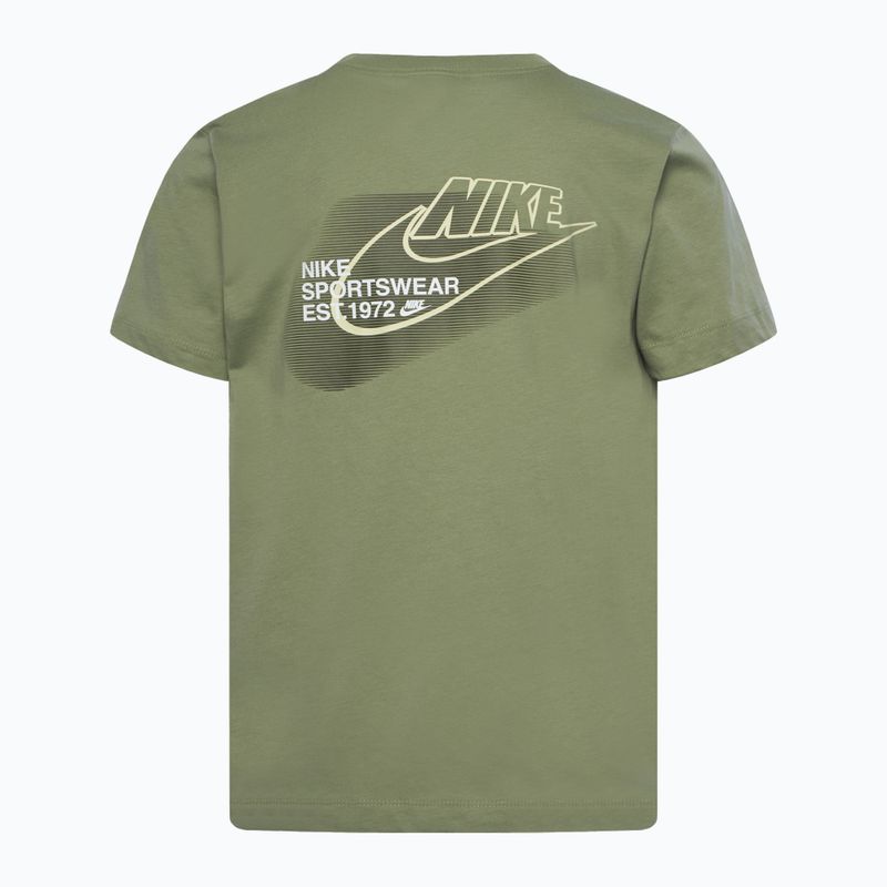 Детска тениска Nike Sportswear Standard Issue oil green 2