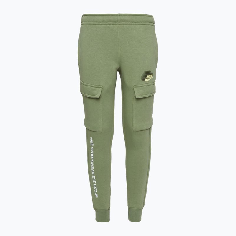 Детски панталони Nike Sportswear Standard Issue Cargo oil green
