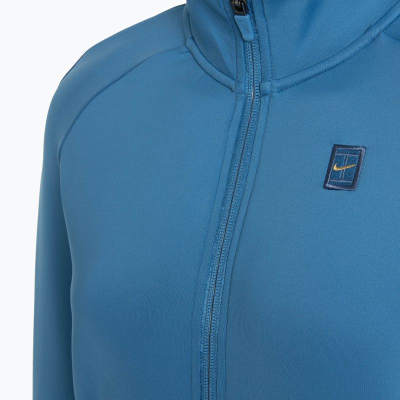 Дамски суитшърт за тенис Nike Court Dri-Fit Heritage FZ aegean storm / egean storm 3