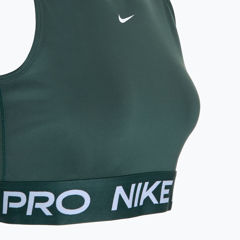 Дамски топ за тренировка Nike Pro Dri-Fit vintage green/white 3