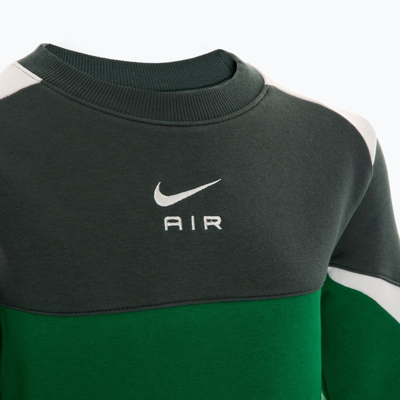 Детски суитшърт Nike Air Crew malachite/vintage green/sail/sail 3