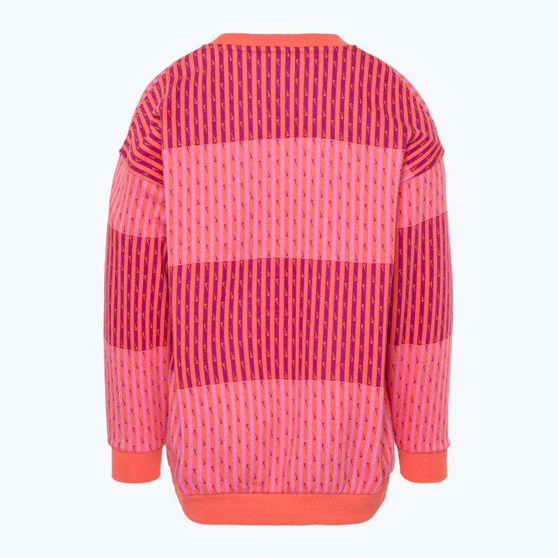 Детски суитшърт Nike Sportswear Club Fleece light wild mango/light wild mango/hot fuchsia 2