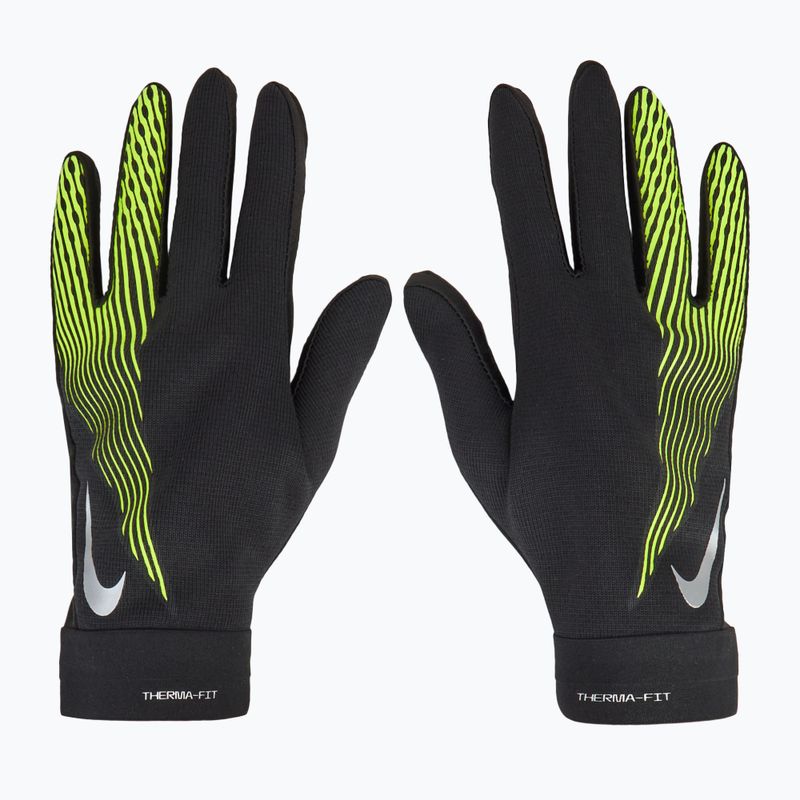 Детски ръкавици Nike Academy Therma-FIT black/black/volt 3