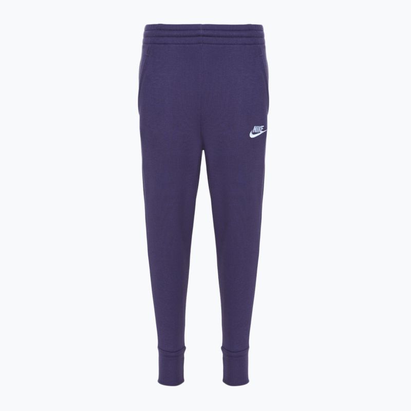 Детски панталони Nike Sportswear Club Fleece dark raisin / dark raisin / white