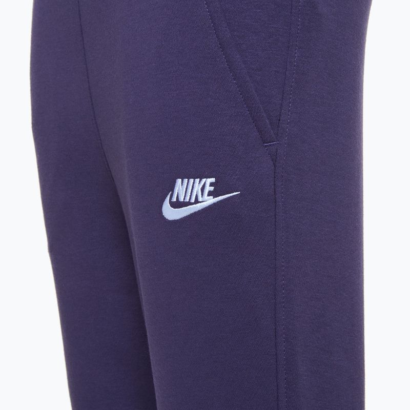 Детски панталони Nike Sportswear Club Fleece dark raisin / dark raisin / white 3