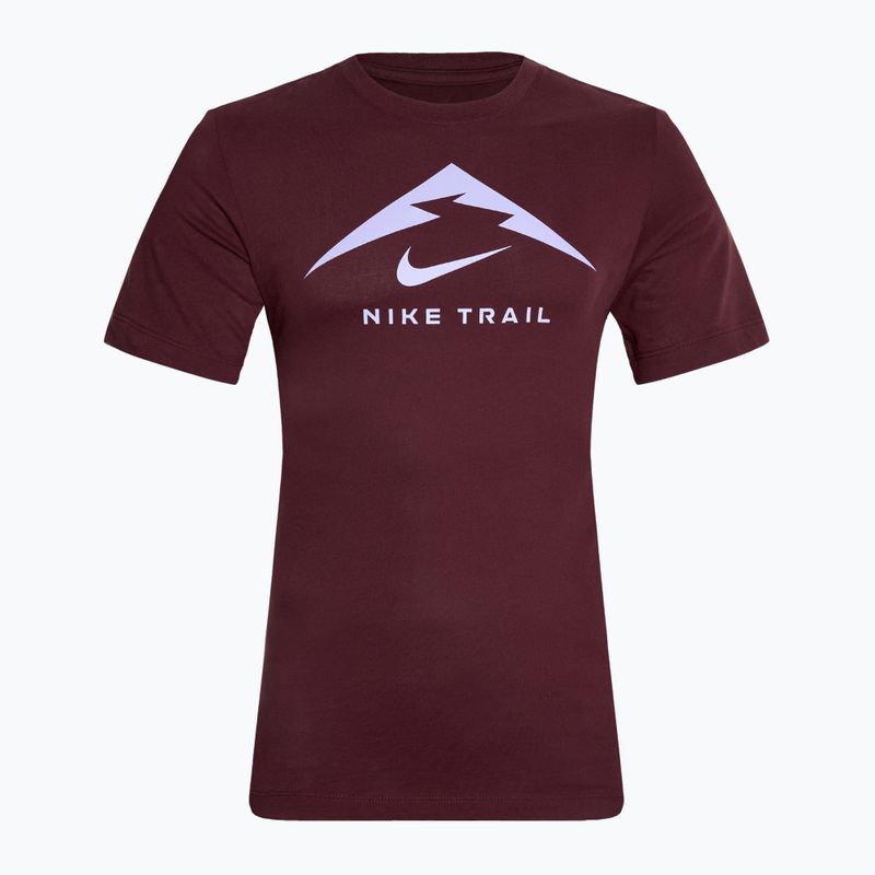 Мъжка тениска за бягане Nike Dri-Fit UV burgundy crush