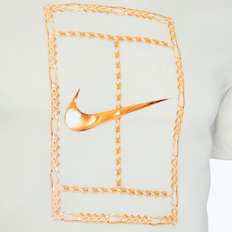Мъжка тениска за тенис Nike Court Dri-FIT светло кестеняво 3