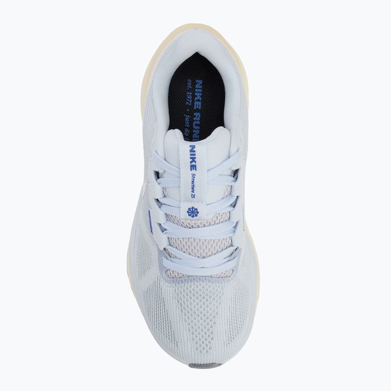 Дамски обувки за бягане Nike Structure 25 football grey/ blue tint/ pale ivory/white 5