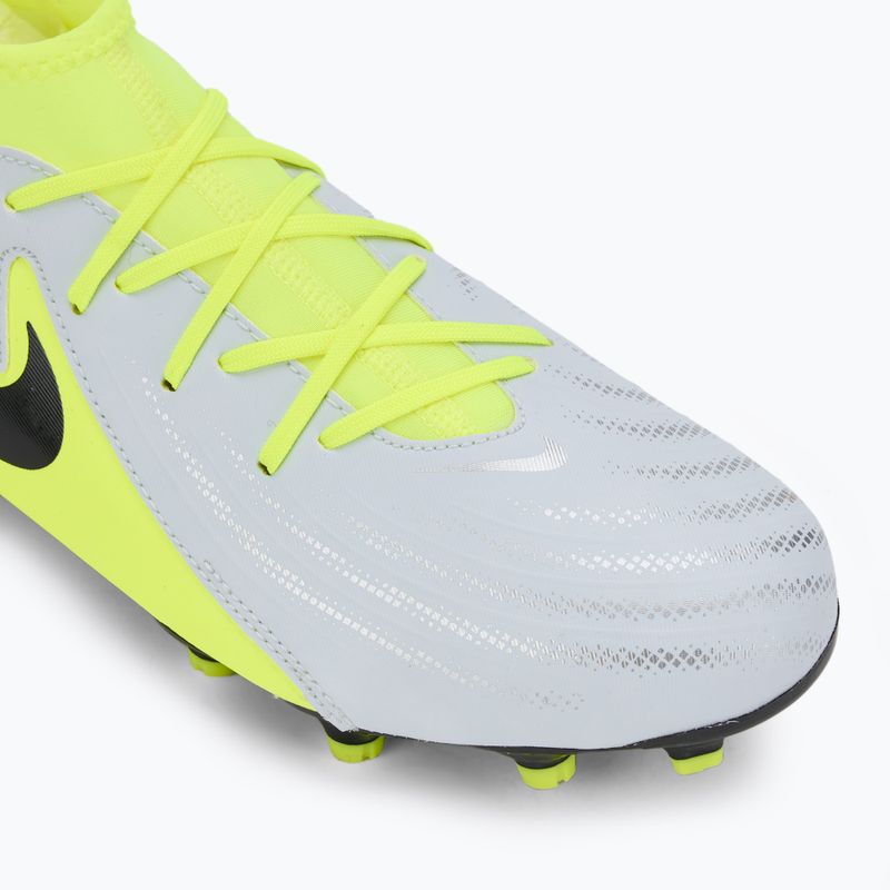 Детски футболни обувки Nike Phantom Luna 2 Academy FG/MG metallic silver/volt/black 7