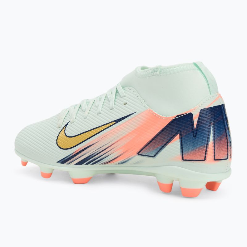 Детски футболни обувки Nike Superfly 10 Club Mercurial Dream Speed FG/MG Jr barely green/crimson pulse/metallic gold coin 3