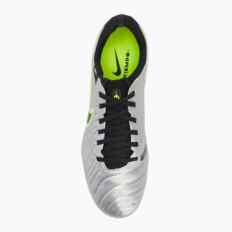 Мъжки футболни обувки Nike Legend 10 Pro Ag-Pro сребрист металик/ волтаж/ черно 5