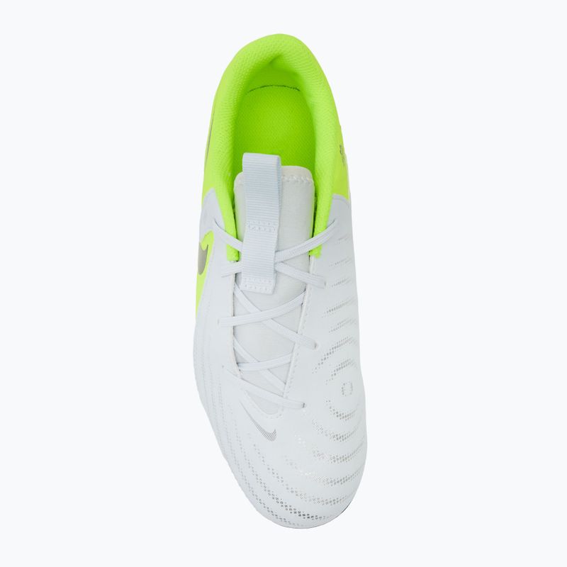 Детски футболни обувки Nike Phantom GX 2 Academy FG/MG metallic silver/volt/black 5