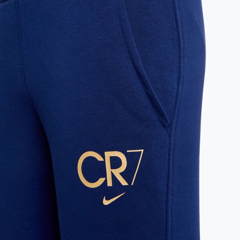 Детски панталони Nike CR7 Club Fleece blue void/metallic gold 4