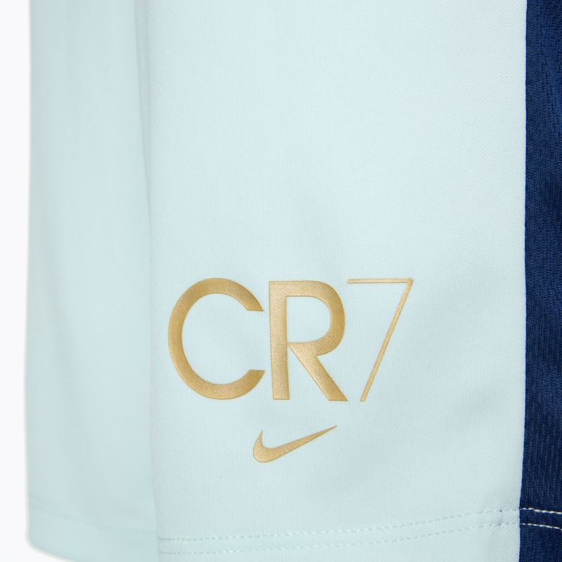 Детски футболни шорти Nike CR7 Academy Dri-FIT едва зелени/ сини празни/ метално златни 3