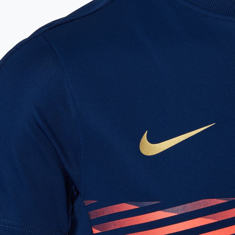 Детска футболна фланелка Nike CR7 Academy Dri-FIT blue void/ blue void/ metallic grey 3