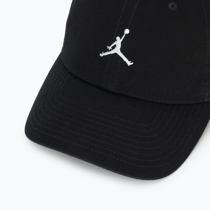 Czapka z daszkiem  Nike Jordan Club Unstructured Curved-Bill black/white 3