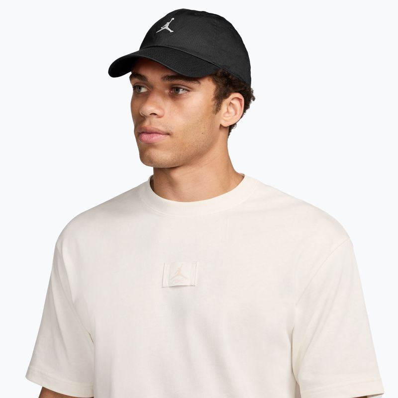 Czapka z daszkiem  Nike Jordan Club Unstructured Curved-Bill black/white 5