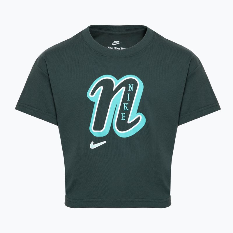 Детска тениска Nike Sportswear vintage green