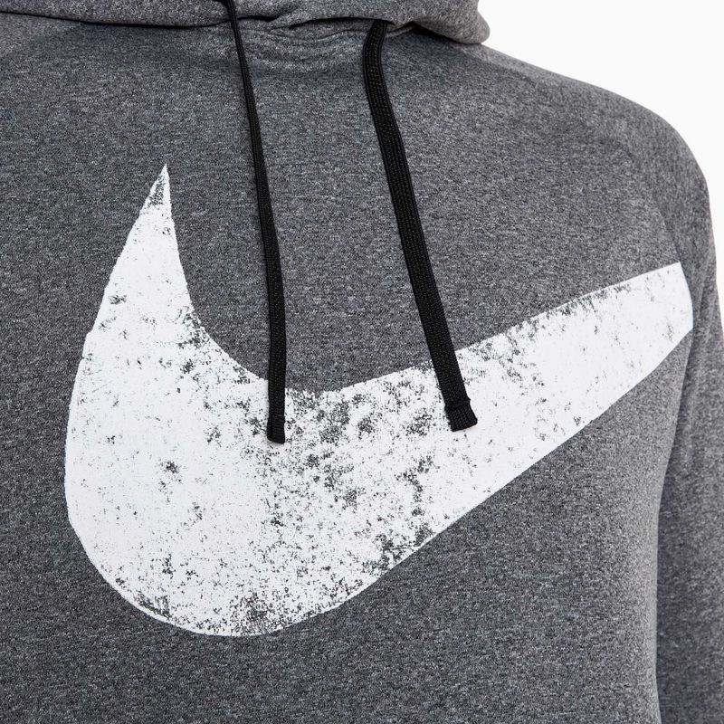 Мъжки суитшърт Nike Therma-FIT Fitness black/heather/black/white 3