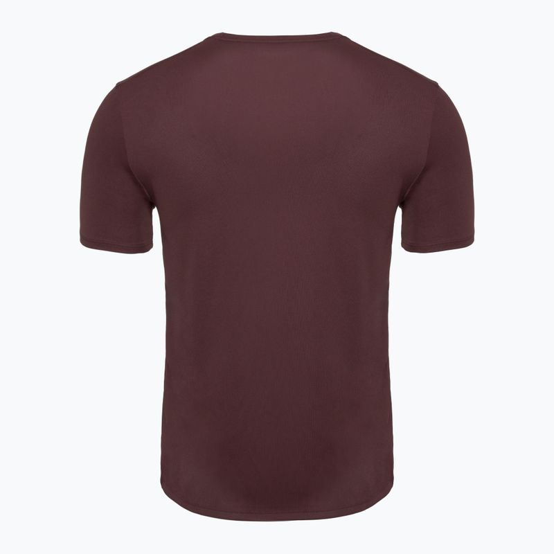 Мъжка тениска за бягане Nike Dri-Fit UV burgundy crush 2