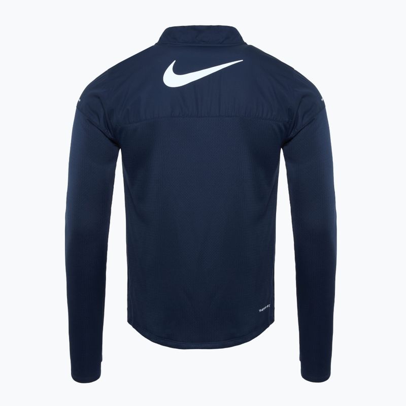 Мъжки суитшърт за бягане Nike Sphere Element Therma-FIT 1/2 Zip obsidian 2