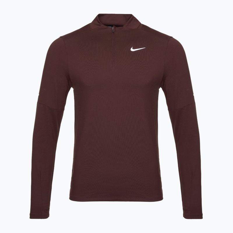 Мъжки анцуг Nike Dri-FIT Element 1/2-Zip за бягане с дълъг ръкав бордо смачкан