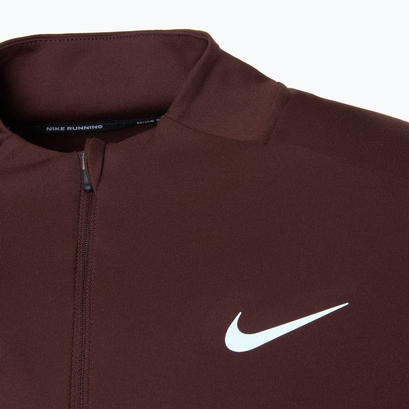 Мъжки анцуг Nike Dri-FIT Element 1/2-Zip за бягане с дълъг ръкав бордо смачкан 3