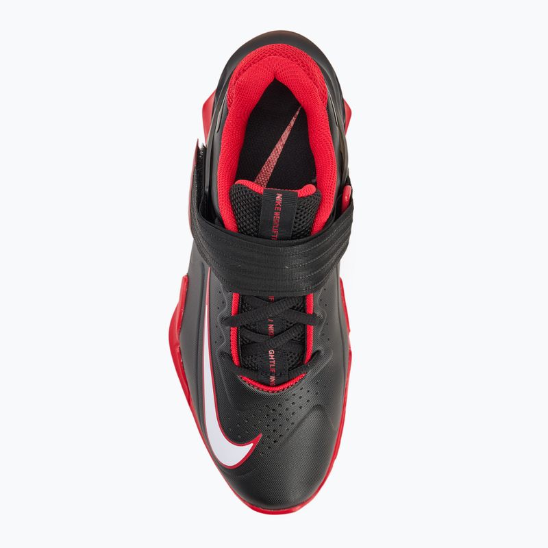 Обувки за вдигане на тежести Nike Savaleos black/ white/ university red 5