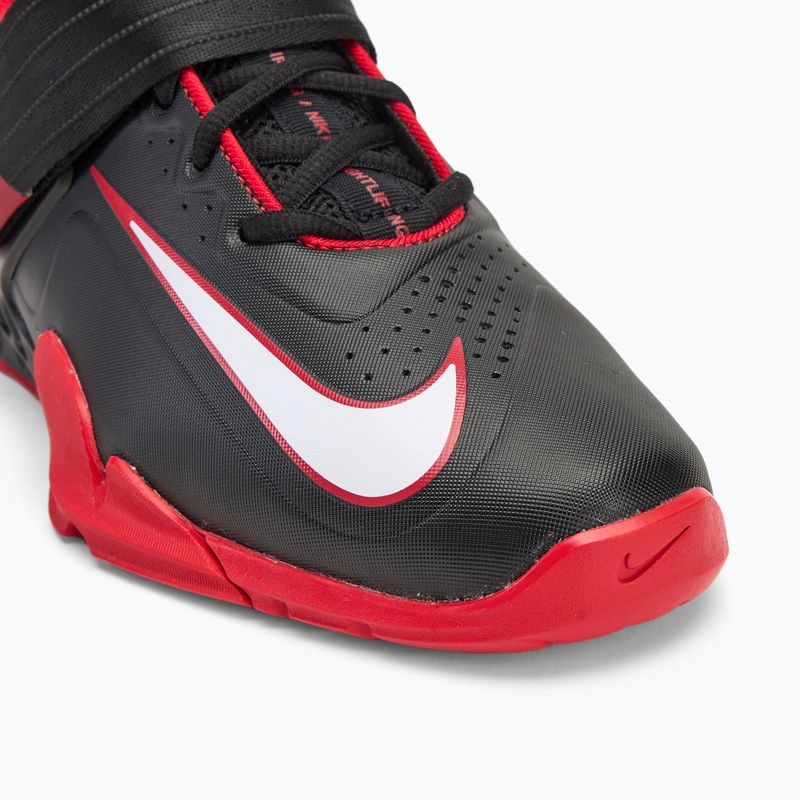 Обувки за вдигане на тежести Nike Savaleos black/ white/ university red 7