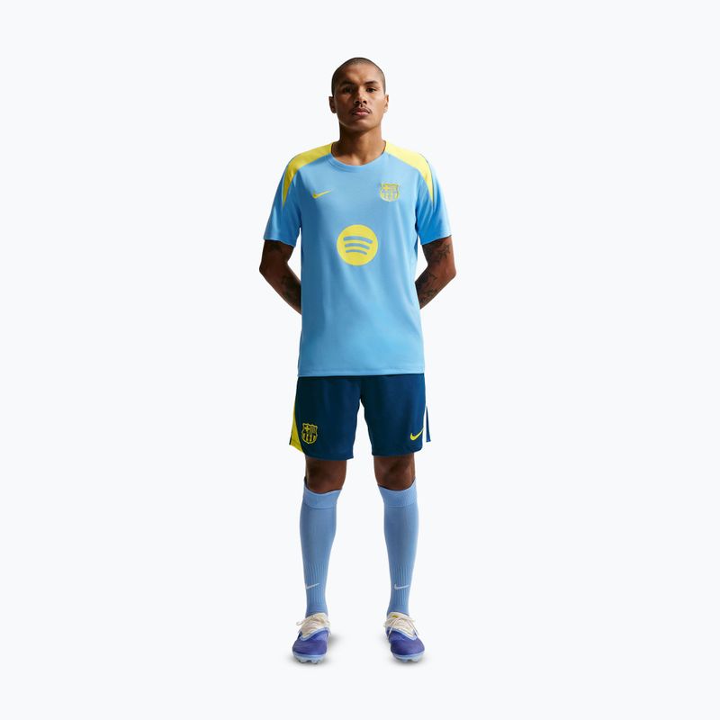 Мъжки футболни шорти Nike FC Barcelona Strike SE gym blue/opti yellow/opti yellow 4