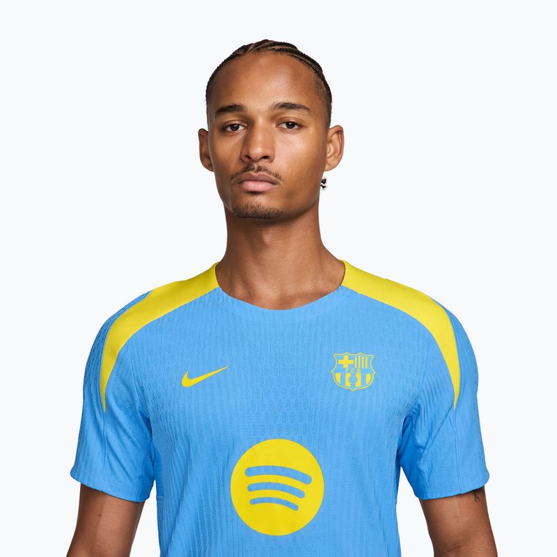 Мъжка футболна фланелка с дълъг ръкав Nike FC Barcelona Strike Elite SE Drill Top university blue/opti yellow/opti yellow 3