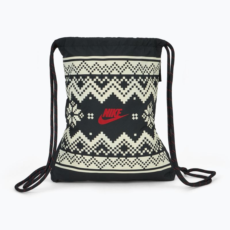 Торба Nike Heritage 13 l black/coconut milk/university red 2