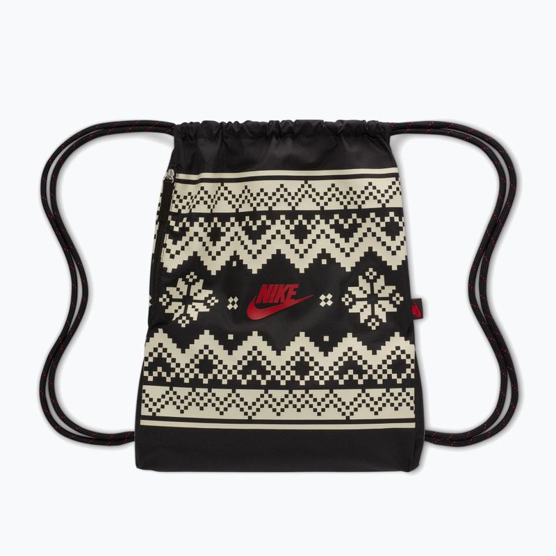 Торба Nike Heritage 13 l black/coconut milk/university red 5