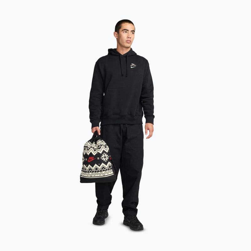 Торба Nike Heritage 13 l black/coconut milk/university red 10